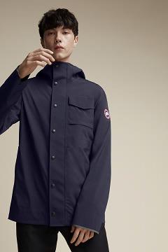 Chamarras Canada Goose Hombre México - Nanaimo Chubasquero Azul Marino ZM7853019